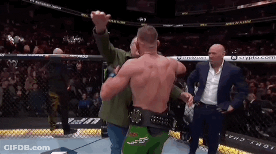 Dricus Du Plessis Tight Hug GIF