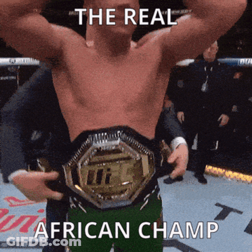 Dricus The Real African Champ GIF