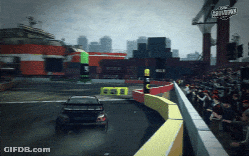 Drift Exhibition Dirt Car Showdown GIF