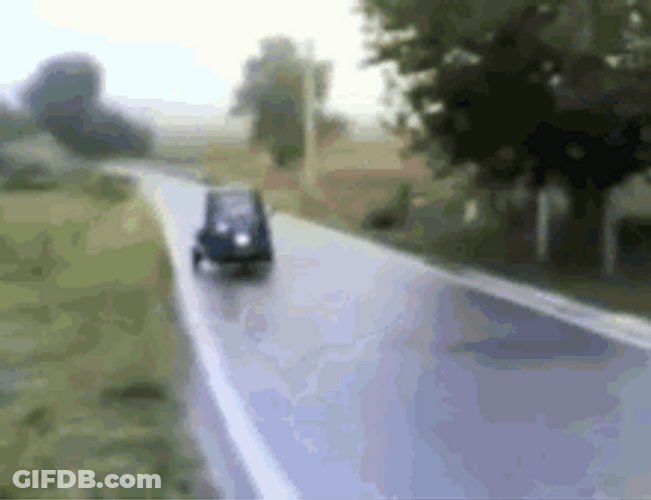Drifting Fast Tuk Tuk Vehicle GIF