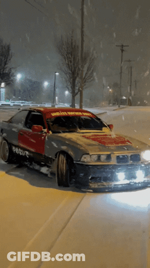 Drifting On Snow GIF