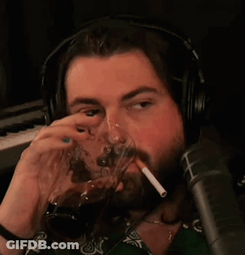 Drink Bevo And Smoke GIF