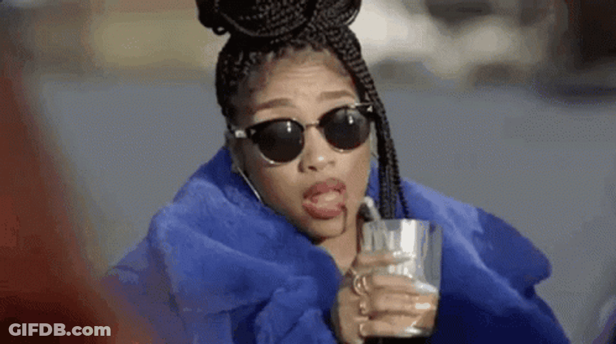 Drink Sassy Cool Wearing The Shade GIF