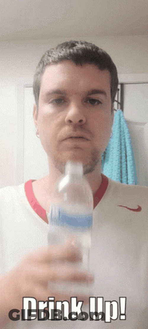 Drink Up Water GIF