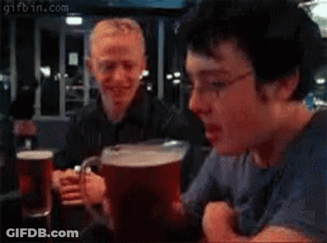 Drinking Beer GIF