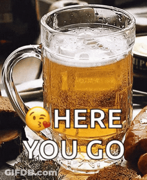 Drinking Beer GIF