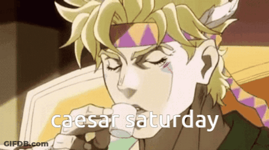 Drinking Caesar Saturday GIF