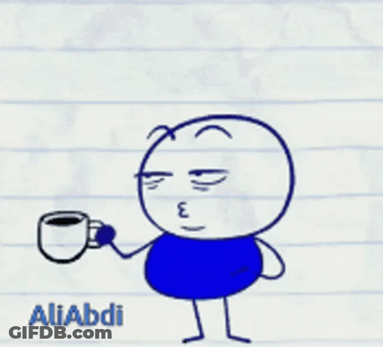 Drinking Coffee GIF
