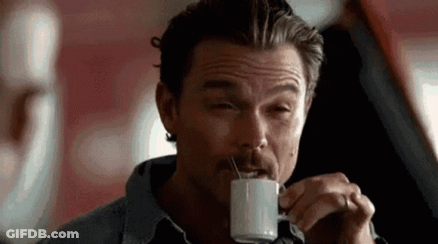 Drinking Coffee GIF