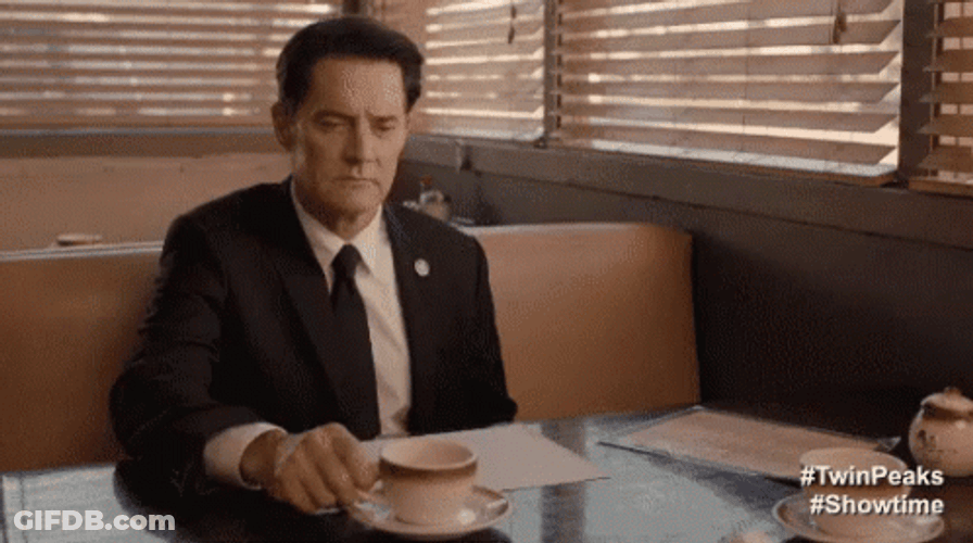 Drinking Coffee Twin Peaks Cooper GIF