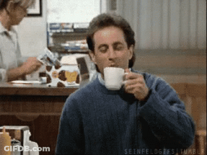 Drinking Coffee GIF