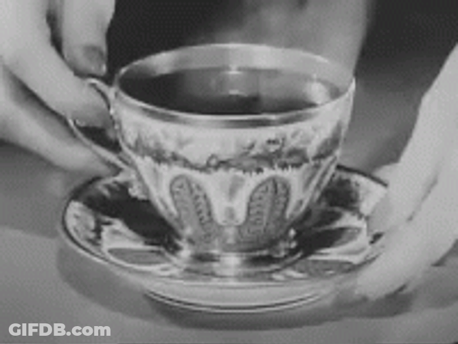 Drinking Coffee Vintage Cup Film GIF