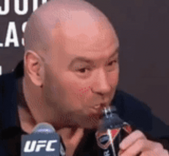 Drinking Francis Ngannou Slurp GIF