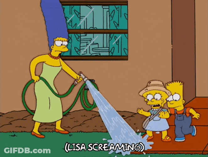 Drinking From A Fire Hose Marge Simpson GIF