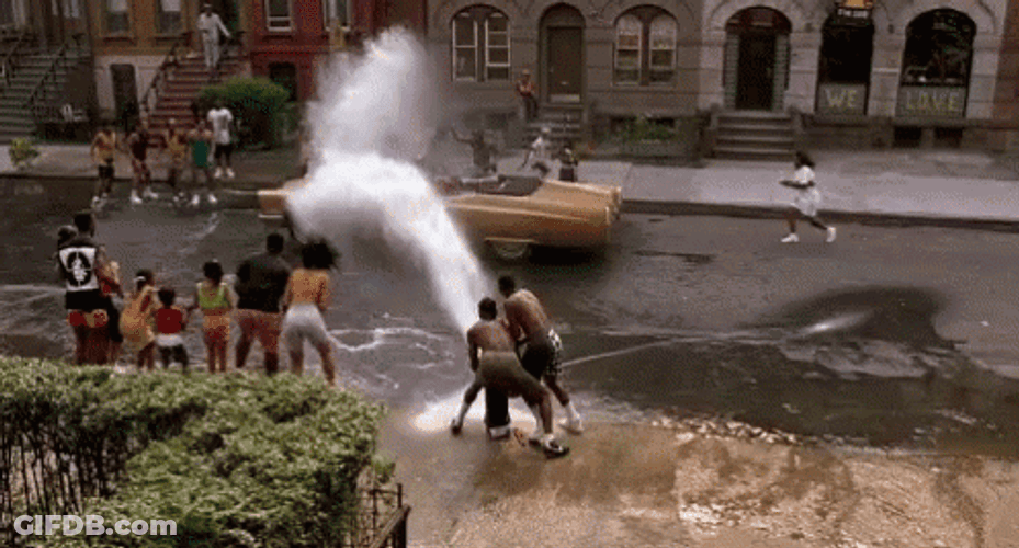 Drinking From A Fire Hose Road Party GIF