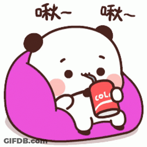 Drinking Sosa Bean Bag GIF