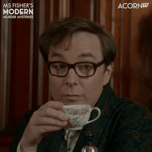 Drinking Tea  Monday Motivation GIF