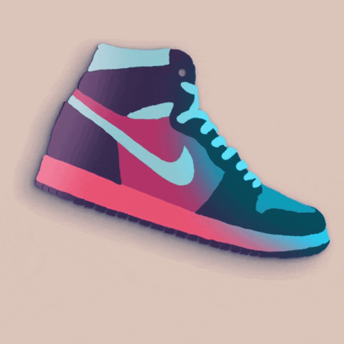 Dripping Sneaker GIF