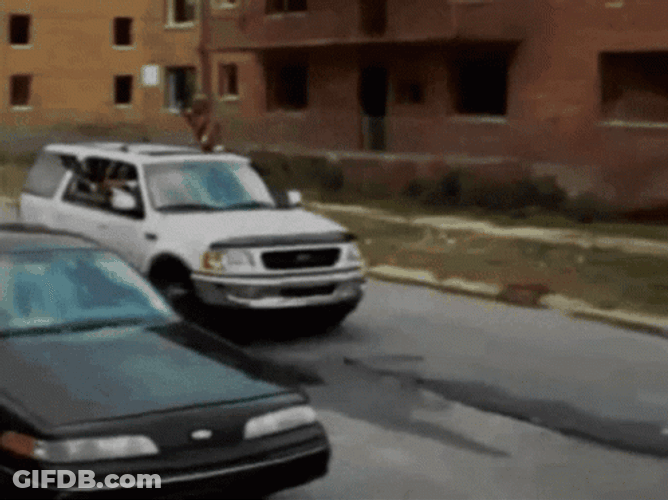 Drive By Ford Expedition GIF