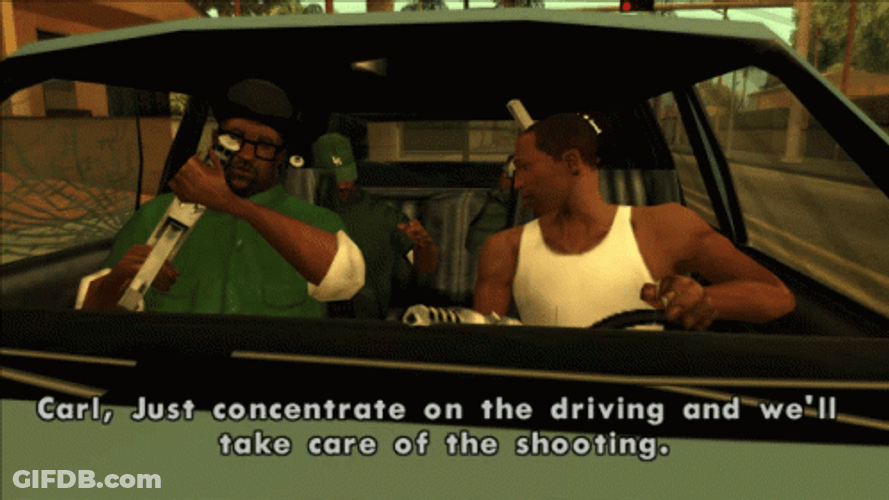Drive By Grand Theft Auto GIF