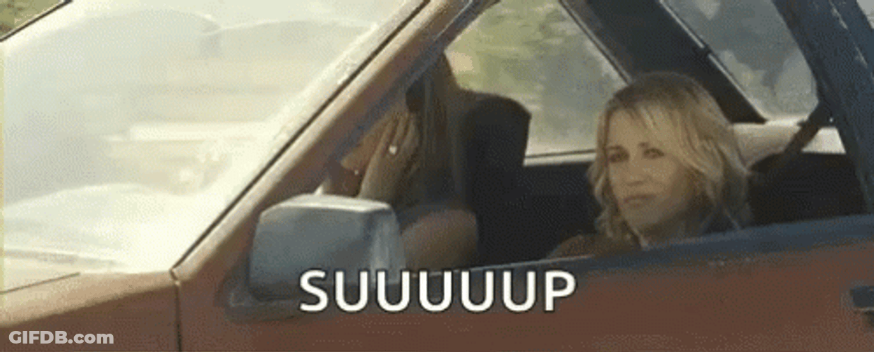 Drive By Nod Bridesmaid GIF