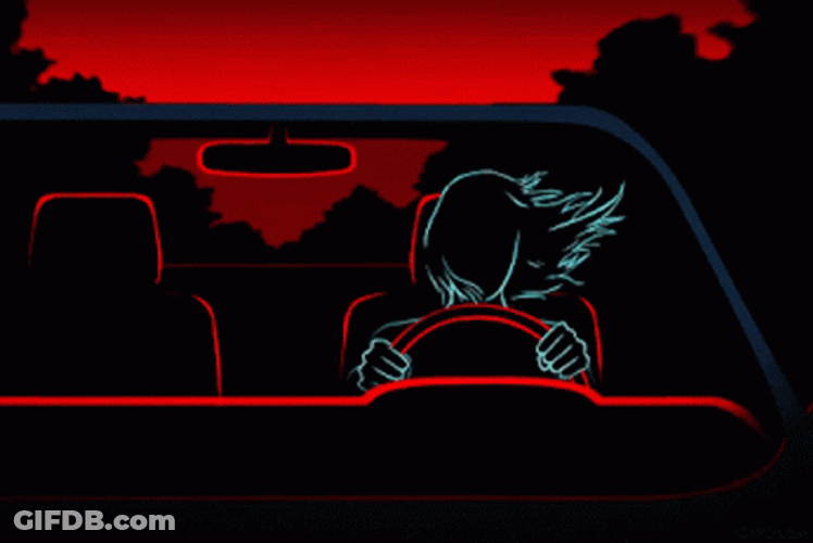 Drive By Suzy Musing Animation Artwork GIF