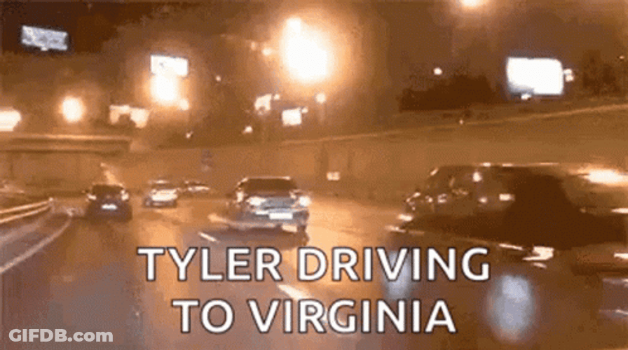 Drive By Tyler Going Virginia GIF