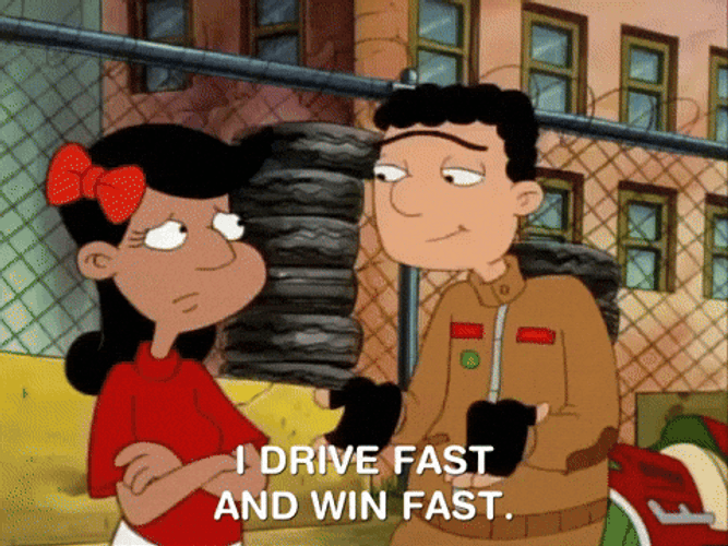 Drive Fast Hey Arnold Italian Boy GIF