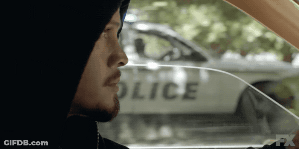 Drive Fast JD Pardo Fleeing From Cops GIF