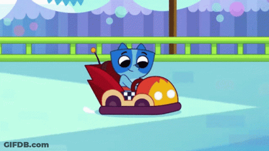 Drive Fast Pikwik Pack Axel In Bumper Car GIF
