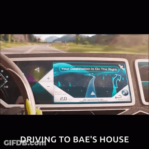 Driving To Bae's House GIF