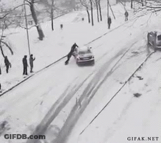 Drivinginsnow Excited GIF