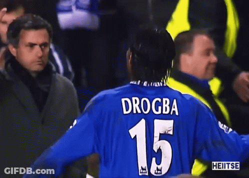 Drogba Soccer Player Number 15 GIF