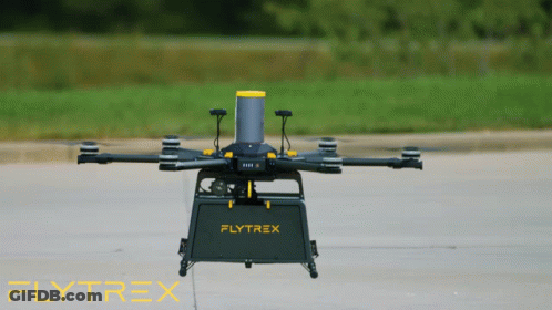 Drone With Flytrex GIF