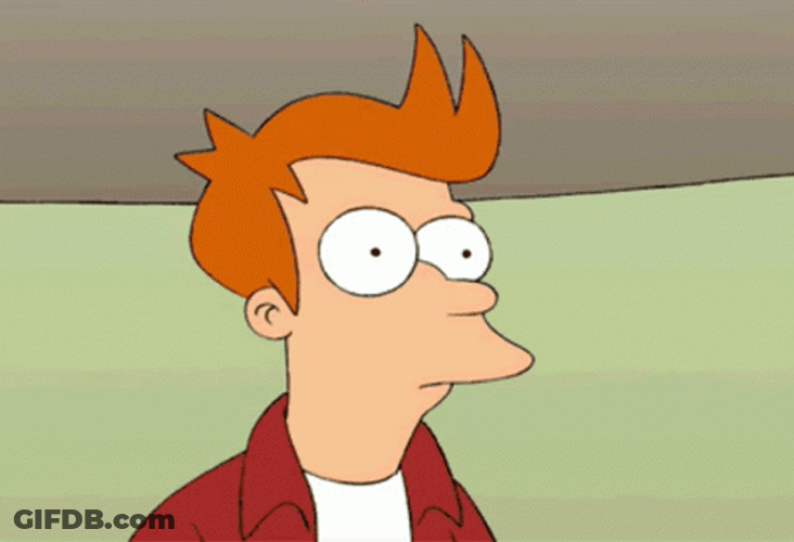 Drooling Philip J. Fry GIF
