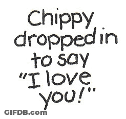Drop It Say I Love You To Chippy Dog GIF
