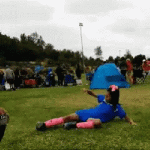Drop Kick Then Fall GIF