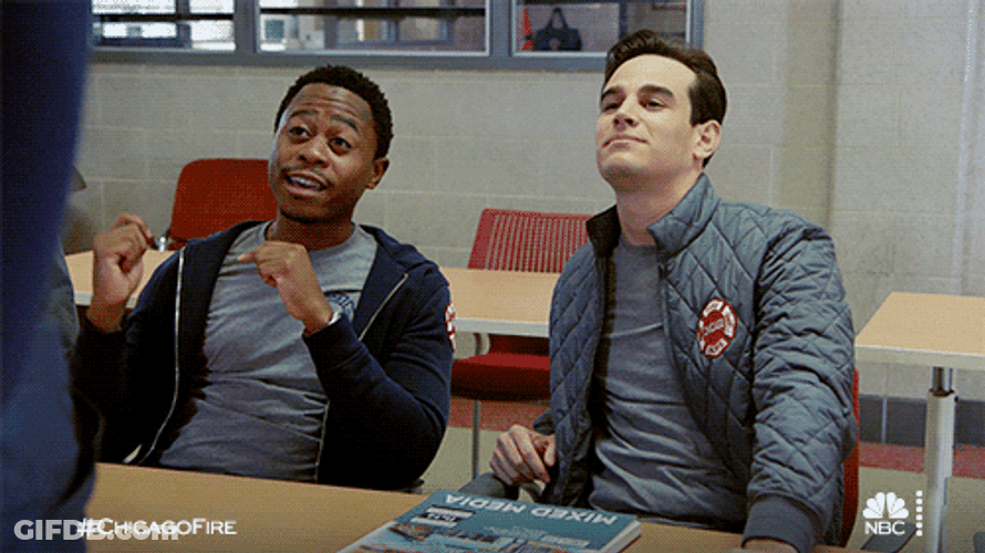 Drop The Mic Chicago Fire GIF