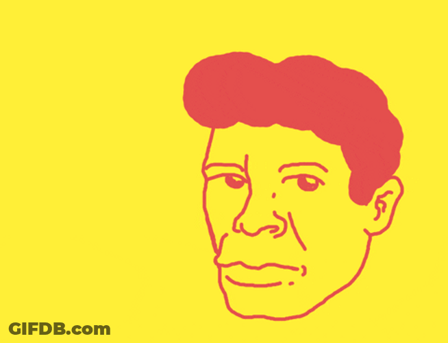 Dropping Out Of Hair Loop Animation GIF