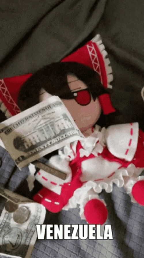 Dropping Venezuela Money GIF