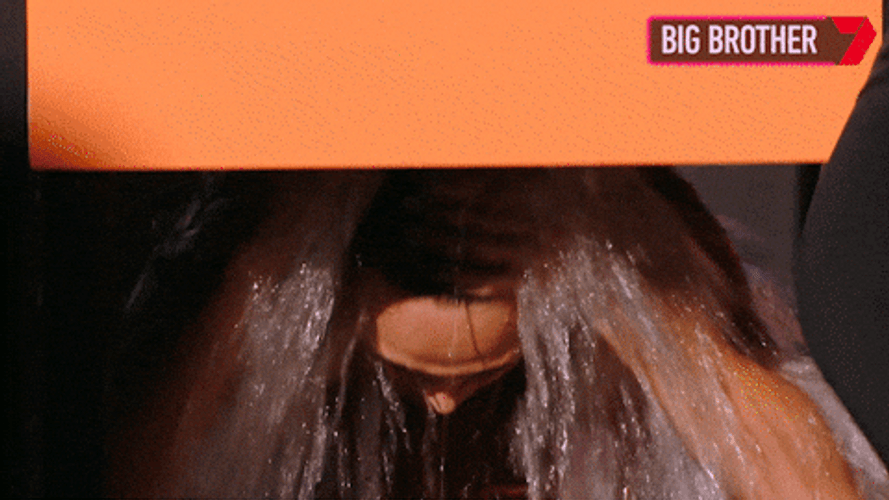 Drown Sexy Lady Doused In Water Big Brother GIF