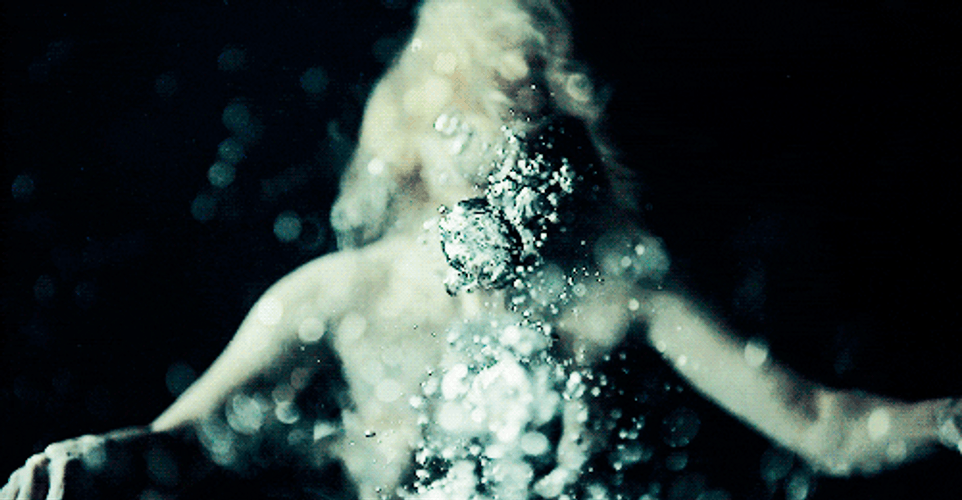 Drowning Bubble Breaths GIF