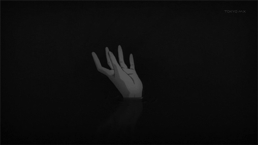Drowning Hand Anime GIF