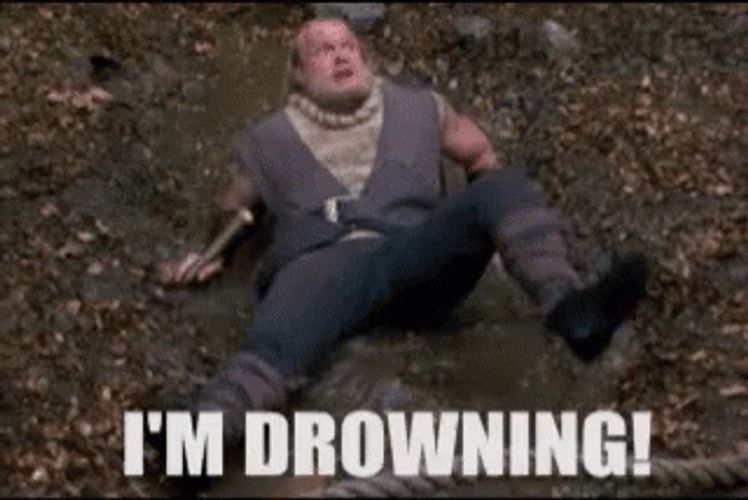 Drowning Panicked Reaction GIF