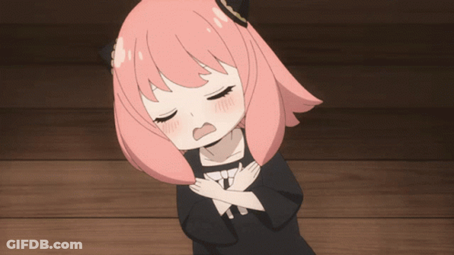 Drowsy Anya Forger Swaying GIF