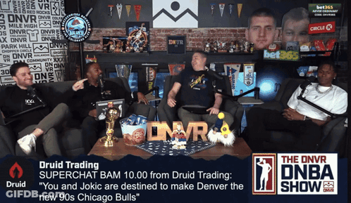 Druid Trading Superchat Bam $10 From Druid Trading You And Jokic Are Destined To Make Denver The New 90S Chicago Bulls GIF