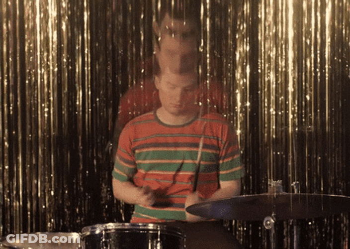 Drum Roll Boy Hallucination GIF