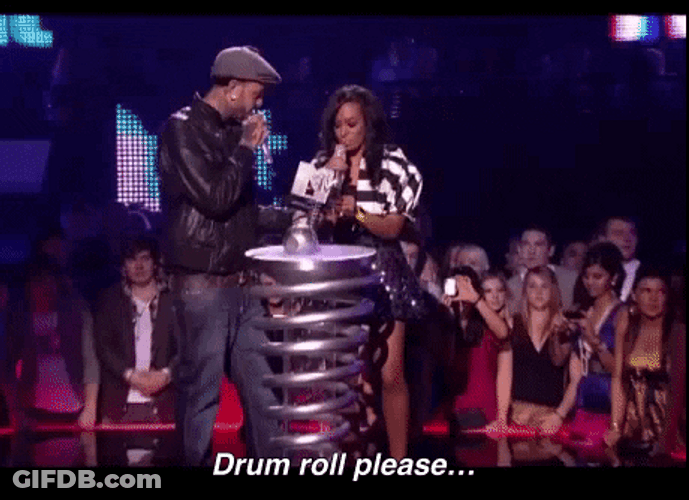 Drum Roll Europe Music Award GIF