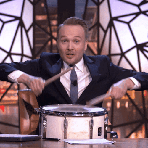 Drum Roll Funny Suspense GIF