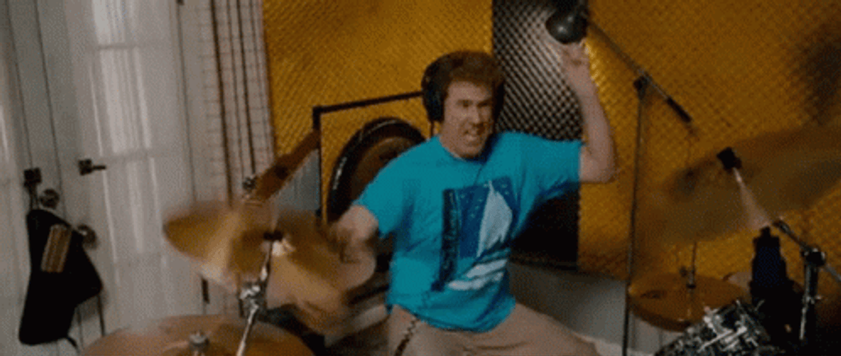 Drum Roll Mad Will Ferrell GIF